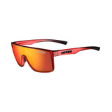 Tifosi Sanctum sports sunglasses with single lens design, lightweight frame, and UV protection for active outdoor wear.