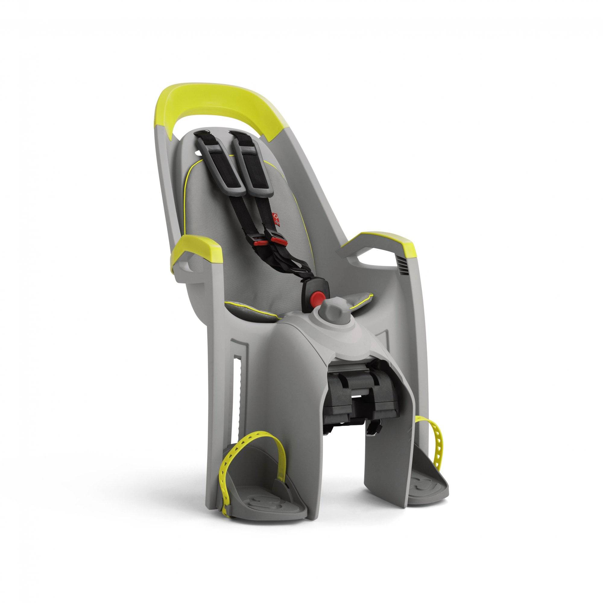 Hamax Amaze child bike seat with carrier adapter, featuring a secure and comfortable design for young children on bikes.