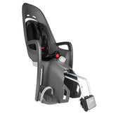 Hamax Zenith Relax child bike seat with adjustable recline and suspension, mounted on a bike for secure child riding comfort.