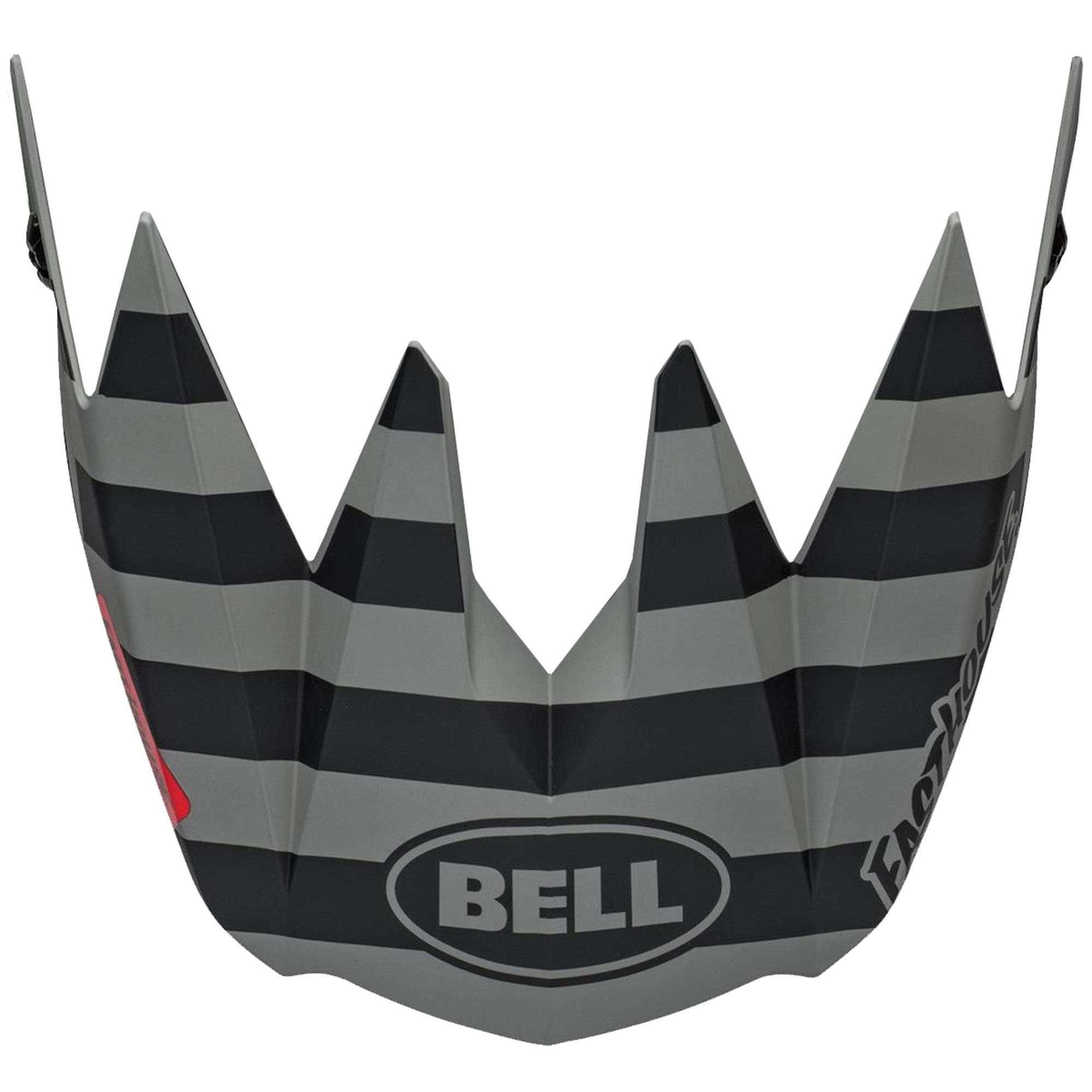 Bell Full-10 helmet visor replacement kit with clear shield and mounting hardware for safety and visibility.