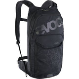 EVOC Stage 6L mountain bike backpack with 2L hydration bladder, black accessories gear for cycling and outdoor adventures.