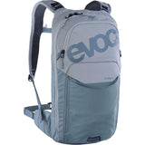 EVOC Stage 6L mountain bike backpack with 2L hydration bladder, black accessories for cycling and outdoor gear.