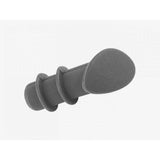 Trek 2024 Slash Carbon lower downtube cable exit plug in black for bike cable routing, made of durable carbon fiber.