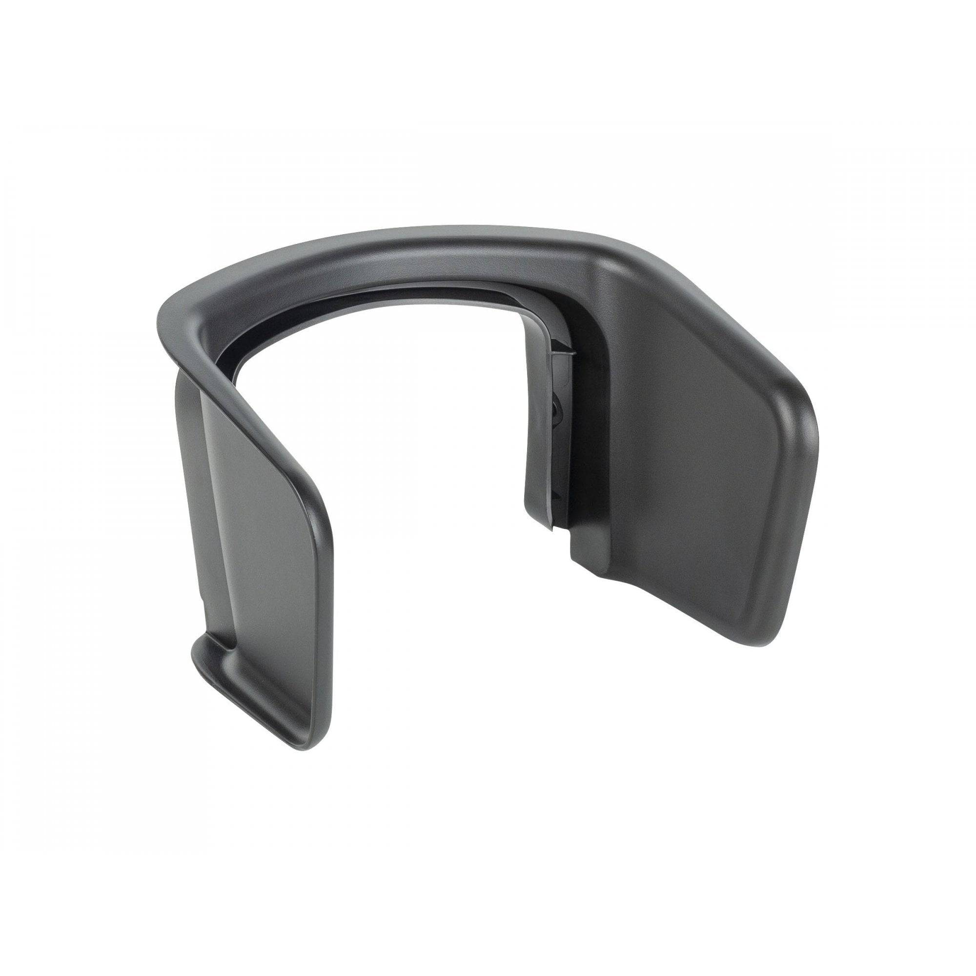 Trek Fetch+ 4 child seat headrest in black, adjustable support accessory with padded cushions for added comfort.