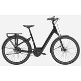 Trek District+ 2 Belt Lowstep women's e-hybrid bike with step-through frame, ideal for urban commuting and city riding.