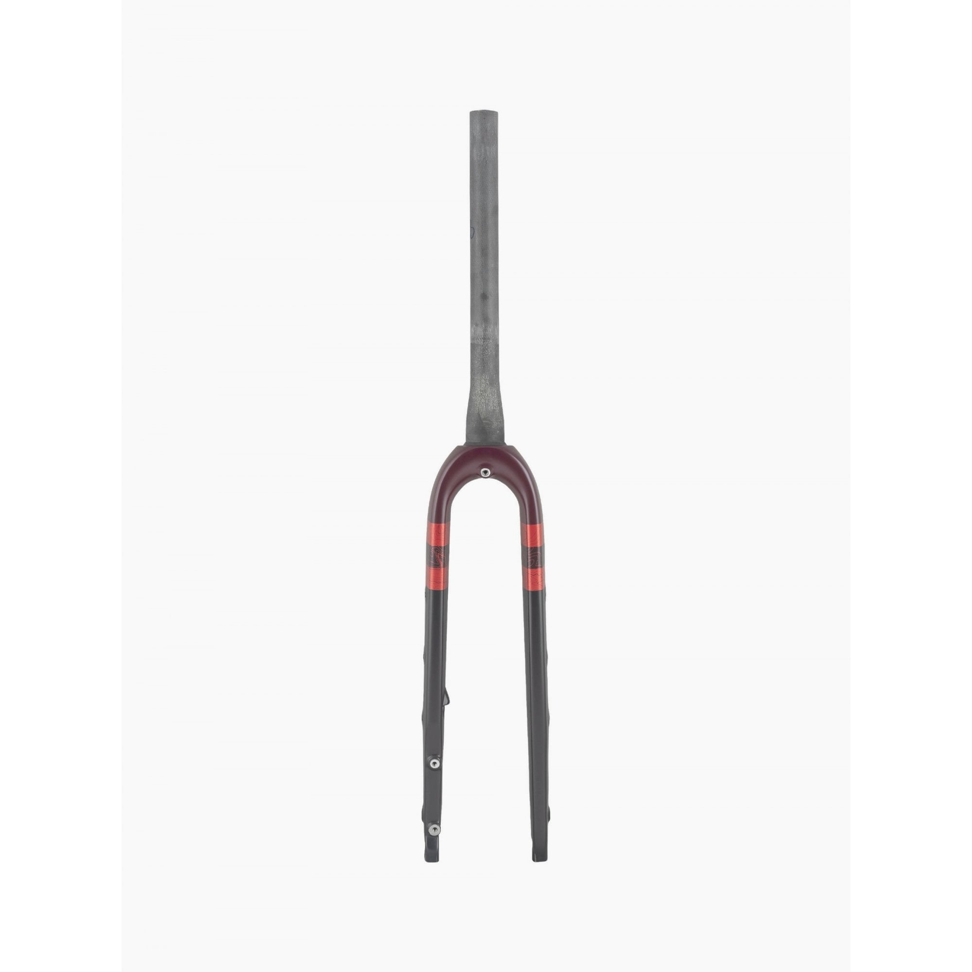 Trek Checkpoint ALR 5 road bike fork with Cobra Blood finish, 330mm length, 45mm rake, designed for Trek gravel bikes.