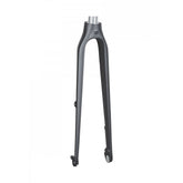 Trek FX 3 700c disc brake rigid fork in black and silver, 325mm length with 50mm offset, bicycle component image