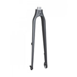 Trek FX 3 700c disc brake rigid fork in black and silver, 325mm length with 50mm offset, bicycle component image