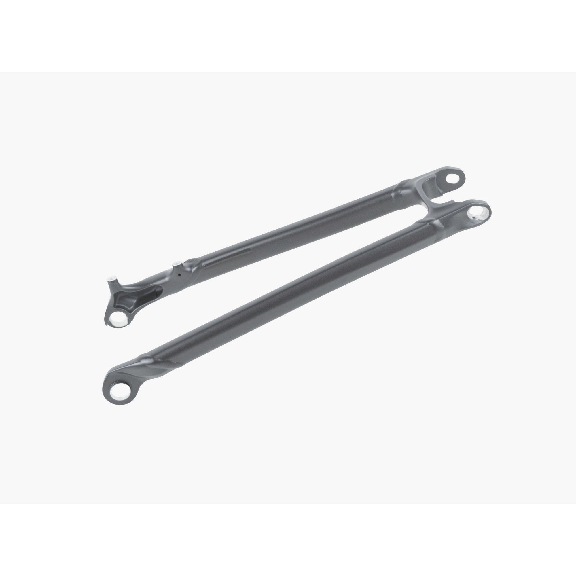 Trek Remedy 2017-2018 aluminum seatstay in solid charcoal, 27.5-inch size, replacement component for mountain bike frame.