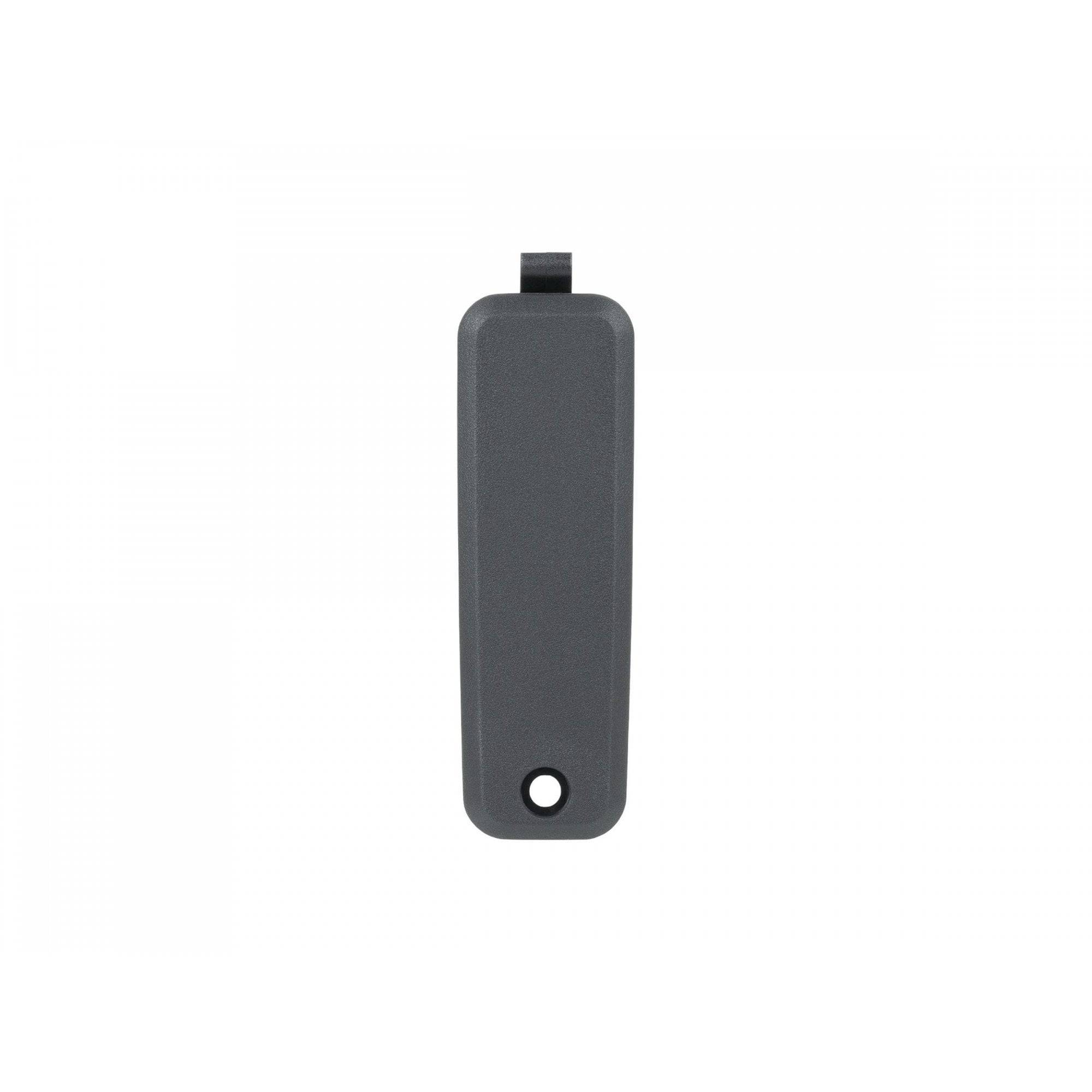 Black Trek 2023 Carbon Rail 29 Gen 4 top tube display cover for bike components, designed for a sleek fit on Trek bikes.