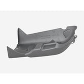 Black Trek 2023 Fetch+ 4 cargo bike motor cover set, protective covers for bike components, shown on a cargo bike.