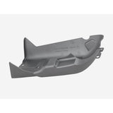 Black Trek 2023 Fetch+ 4 cargo bike motor cover set, protective covers for bike components, shown on a cargo bike.