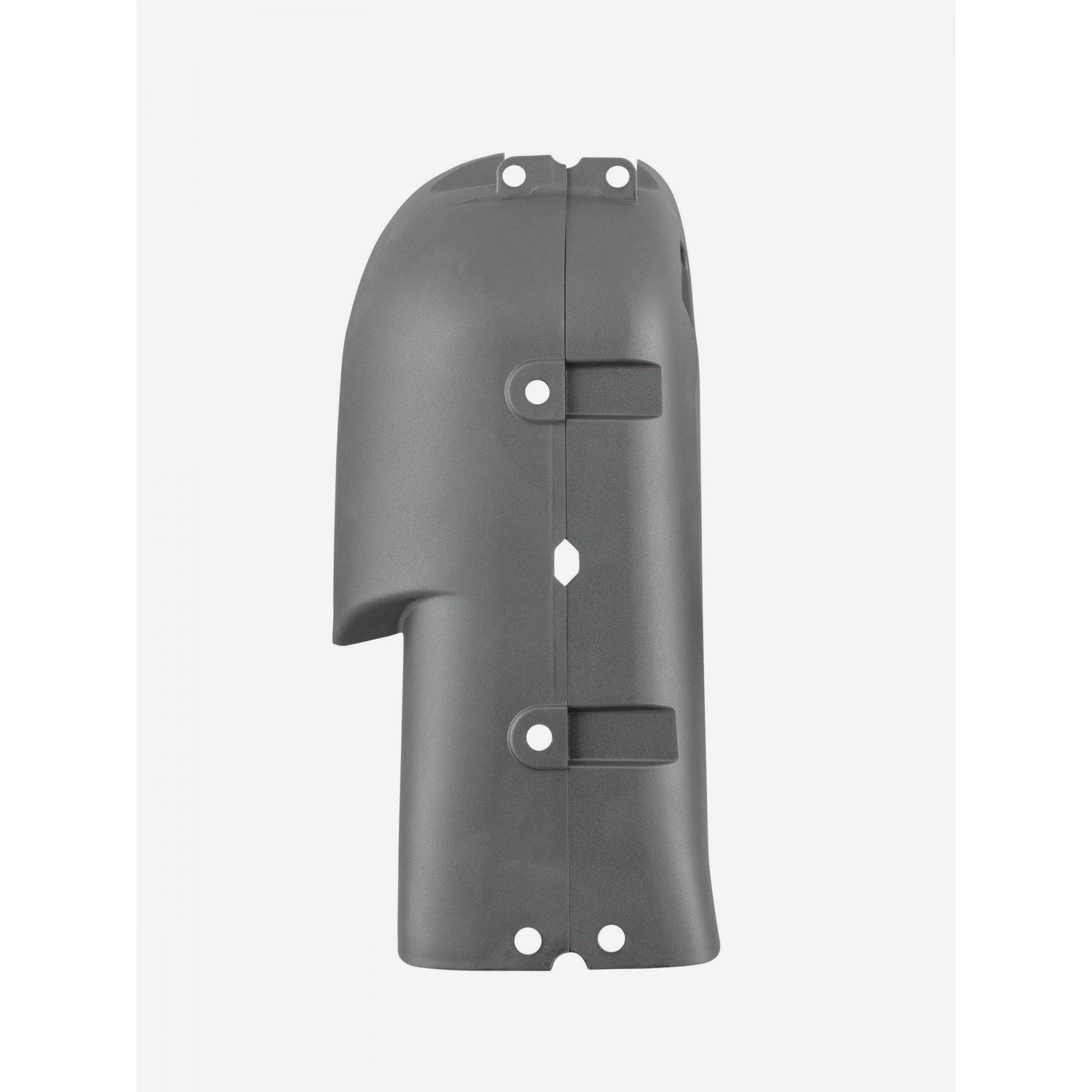 Black Trek Fetch+ 4 Cargo Bike motor cover set, protective components for the Trek 2023 Fetch+ 4 cargo bike.