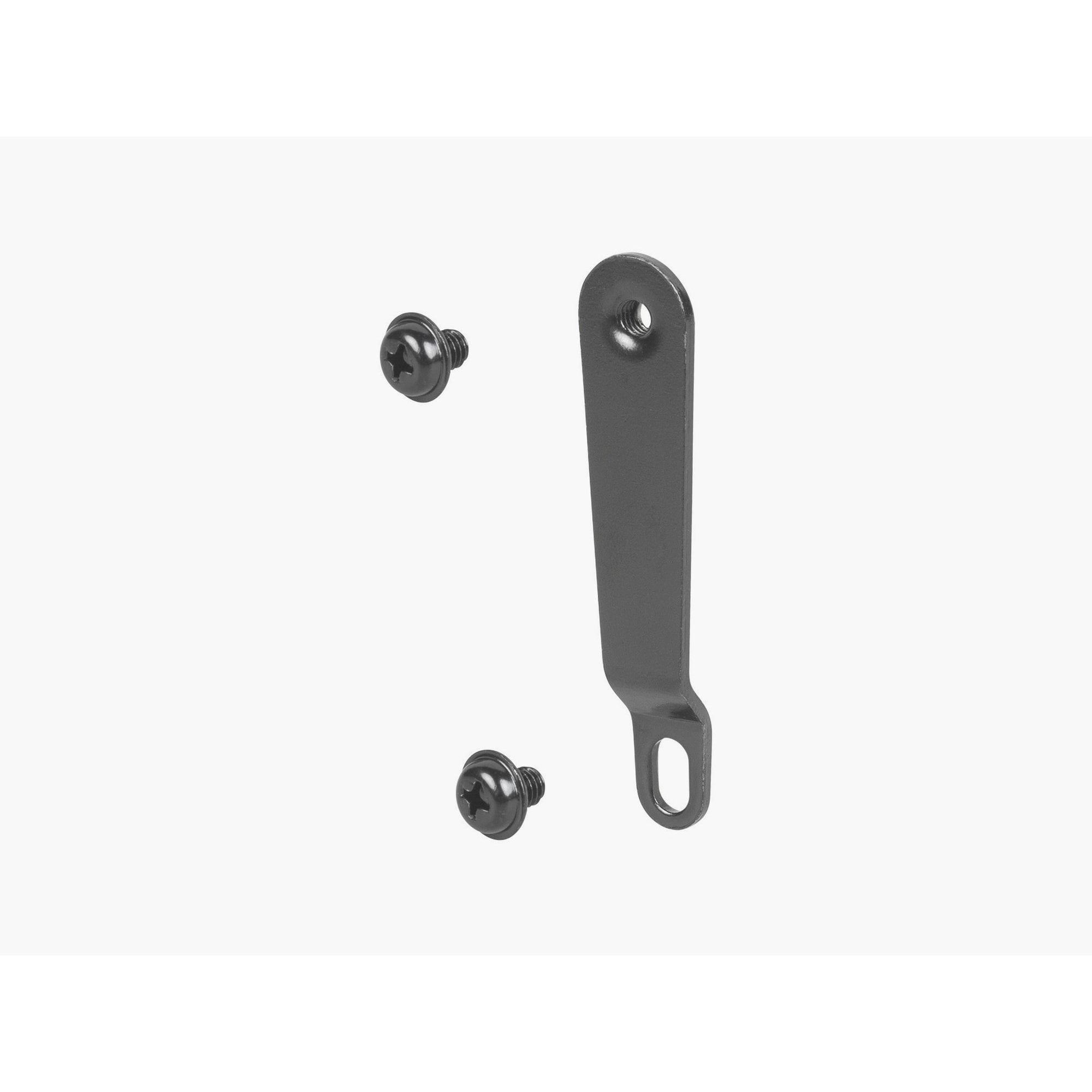 Trek 56mm black chainstay bracket for bike frame support, durable components for bike maintenance and repair.