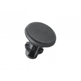 Black Trek Domane+ SLR bike frame hole plug on downtube, a component accessory for Trek road bike frames.