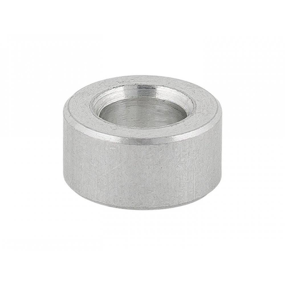 Silver Trek eMTB 27.5 front fender spacer, M5, 5mm x 5.3mm, designed for eBike component installation.