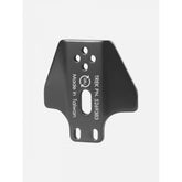 Trek Fetch+ 4 battery rail mount extension in black for e-bike battery upgrade, showcasing the component's sleek design.
