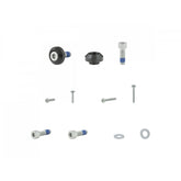 Black Trek Fetch+ 4 child seat mounting knob for secure bike seat attachment, designed for easy installation and stable support.