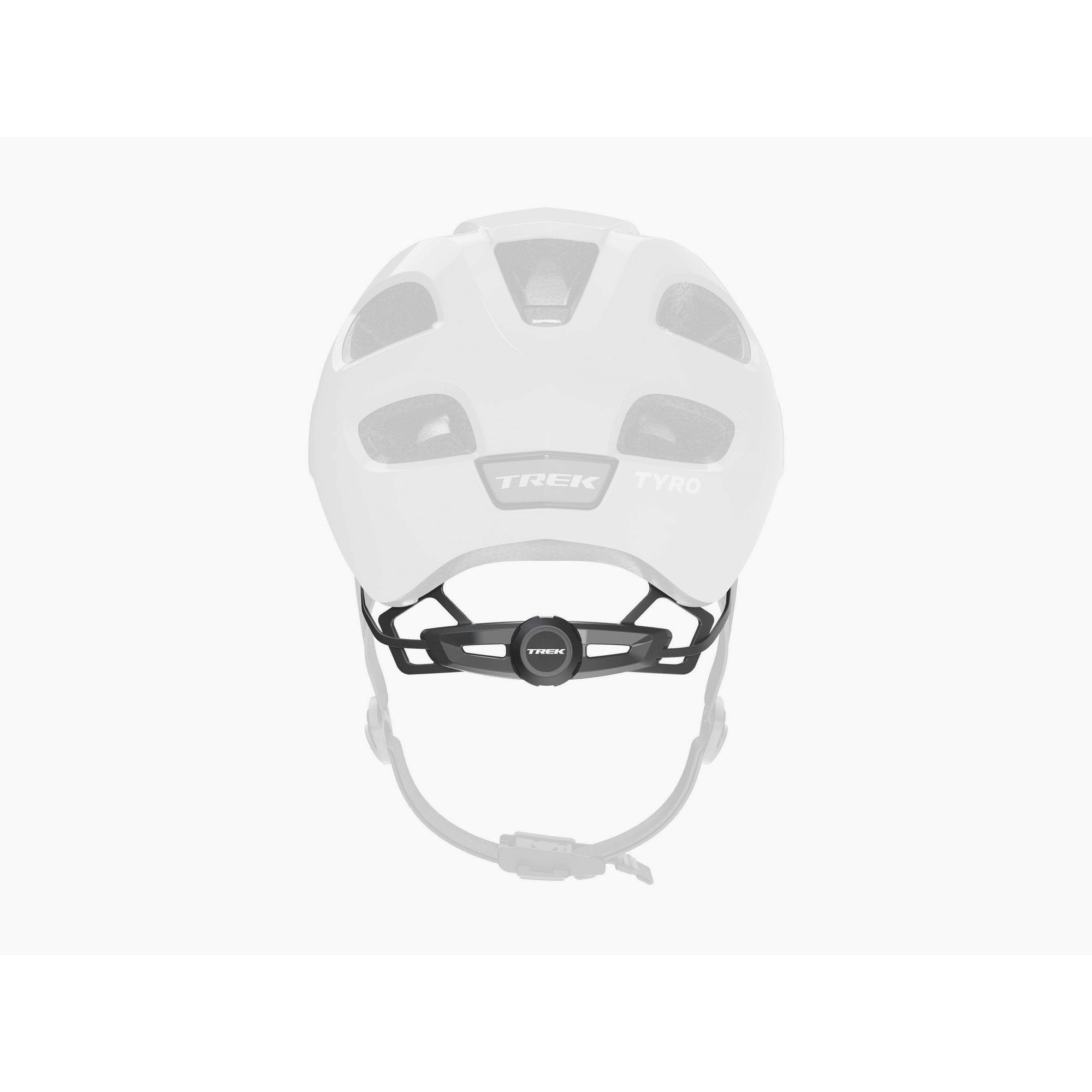Black Trek Tyro Youth Helmet Fit Pad Set showing replacement padding for helmet comfort and secure fit.