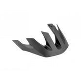 Black Trek Tyro child bike helmet visor showing a sleek sun protection accessory for kids' helmets.