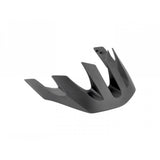Black Trek Tyro child bike helmet visor showing a sleek sun protection accessory for kids' helmets.