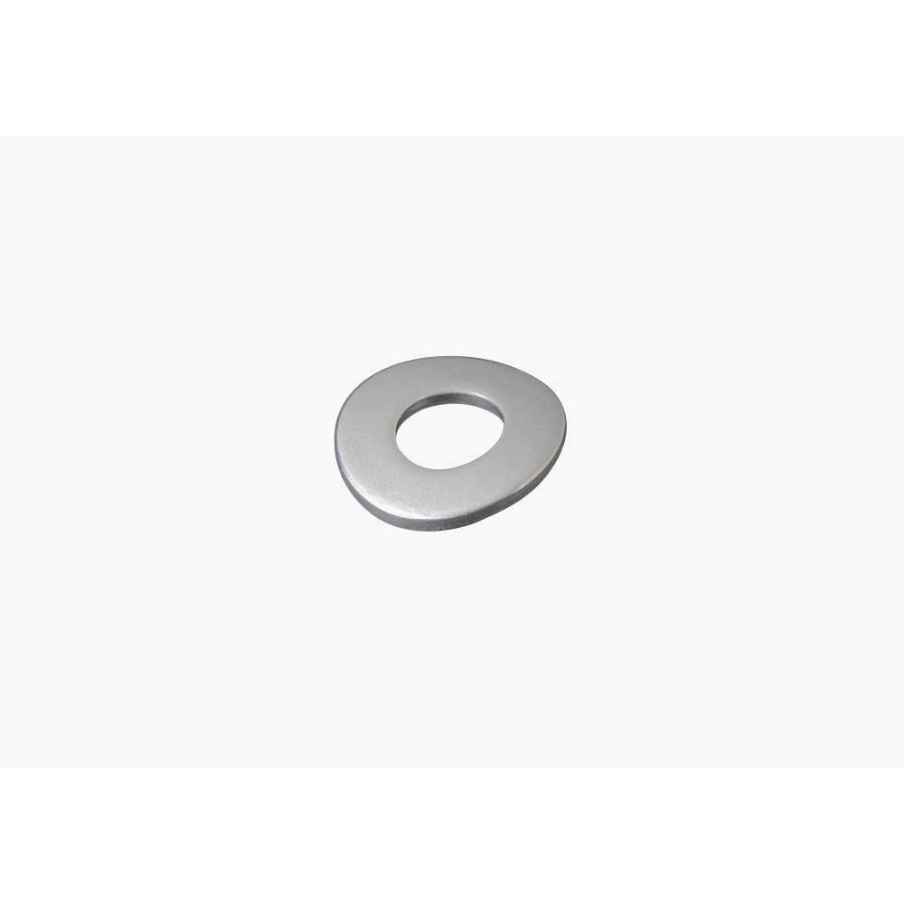 Bontrager Aeolus D3 Carbon wheel nipple washers in silver, 0.8mm x 4.5mm, for bicycle wheel component maintenance