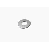 Bontrager Aeolus D3 Carbon wheel nipple washers in silver, 0.8mm x 4.5mm, for bicycle wheel component maintenance