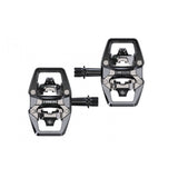 Trek Line Elite black clipless cycling pedal set with 9/16" spindle, designed for road and mountain bike components.