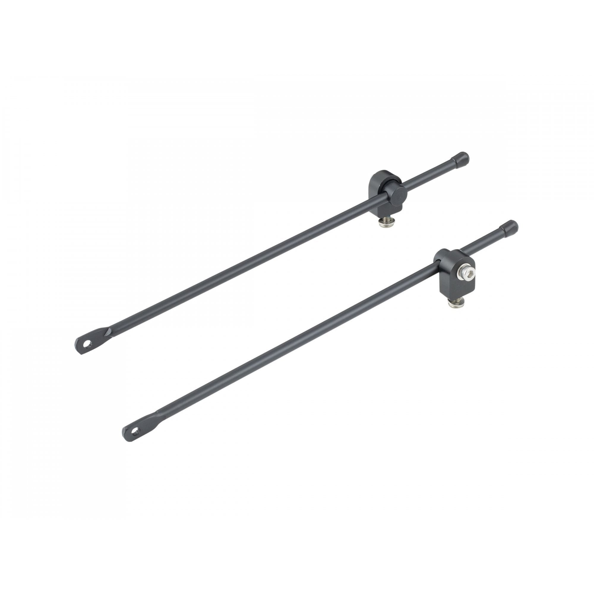 Trek Diamant Villiger I-Type 300mm black rack stays for bicycle luggage support, bike accessories, durable metal construction.