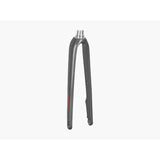 Trek 2023 Domane AL 700C rigid road bike forks showing durable aluminum construction and stable steering features.
