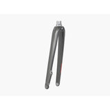 Trek Domane AL 700C rigid road bike forks with stable steering and durable performance, shown on a black background.