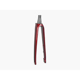 Trek 2024 Emonda SL 700C rigid road bike forks, lightweight components with precise steering and stability for road cycling.
