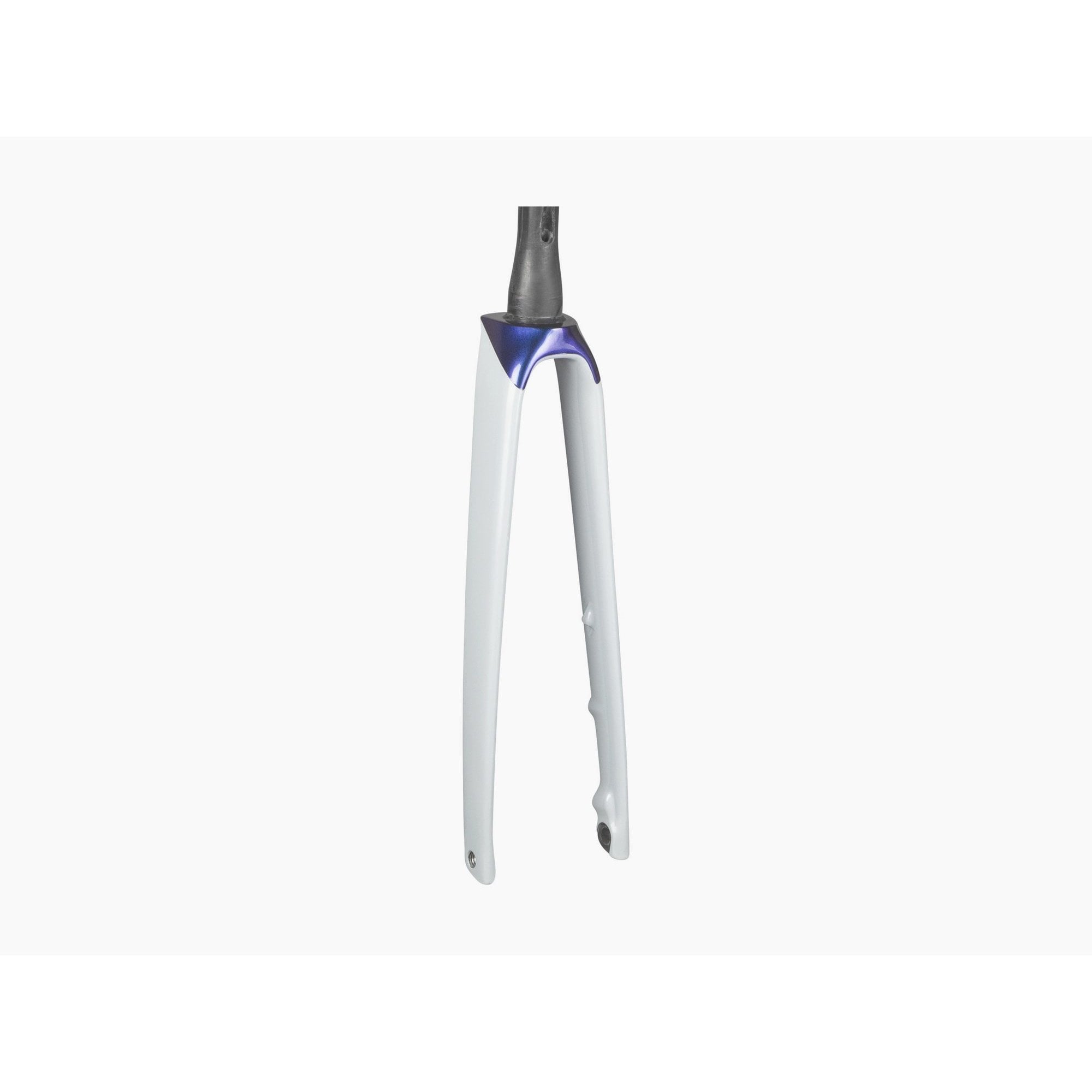 Trek Emonda SL 700C rigid road bike fork, bike component for precise steering and stability, black with branding details.