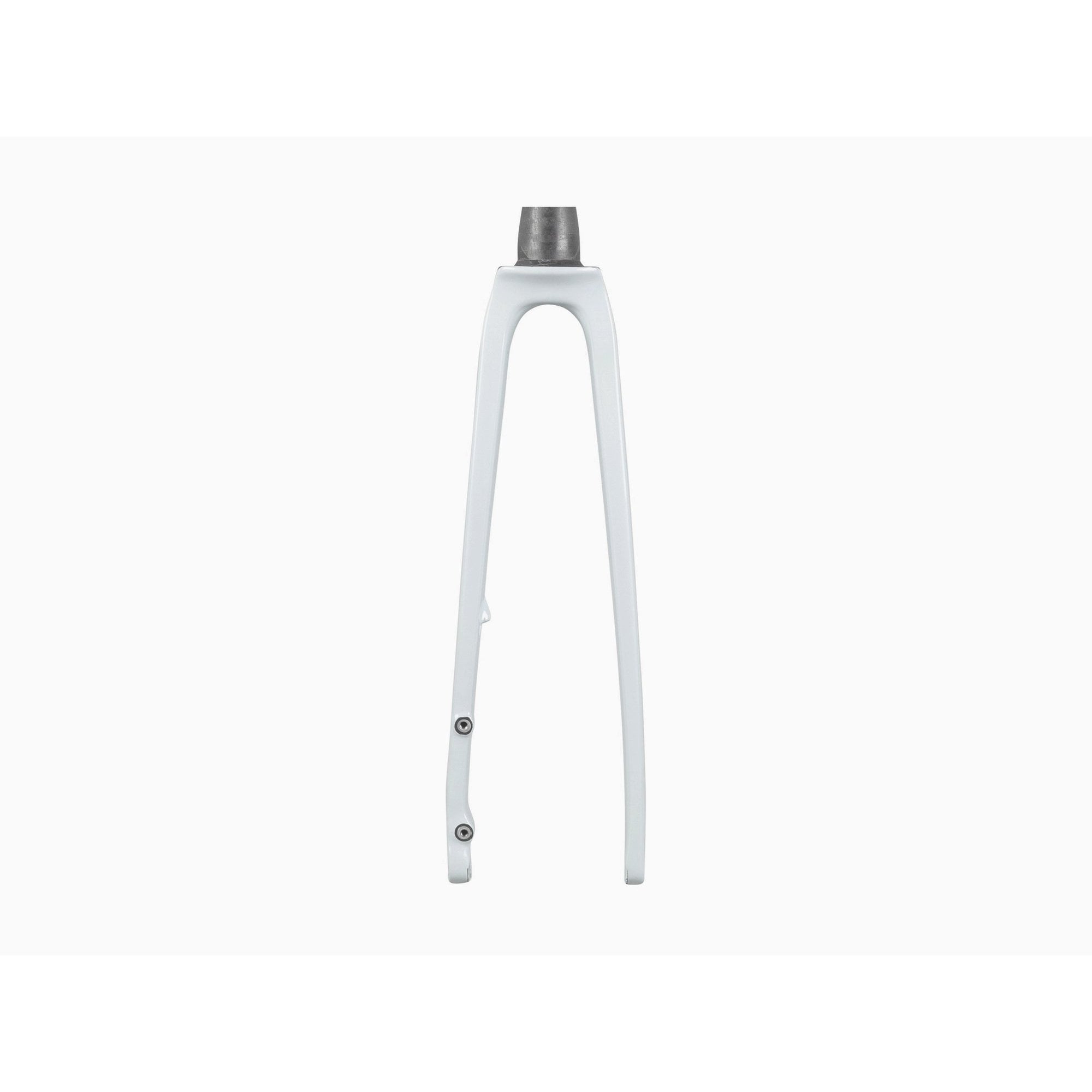 Trek Emonda SL 2024 road bike fork, lightweight rigid component for precise steering and stability on 700C wheels.