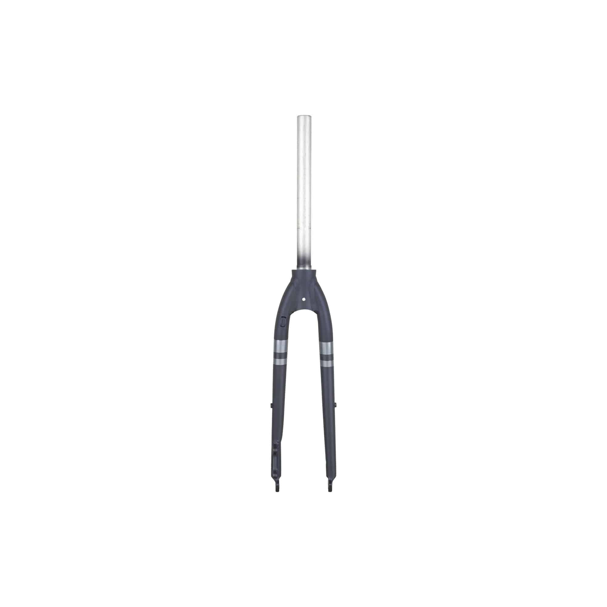 Trek District 3 Ahead Disc 700C rigid fork for road cycling, compatible with disc brakes, shown in a close-up view.
