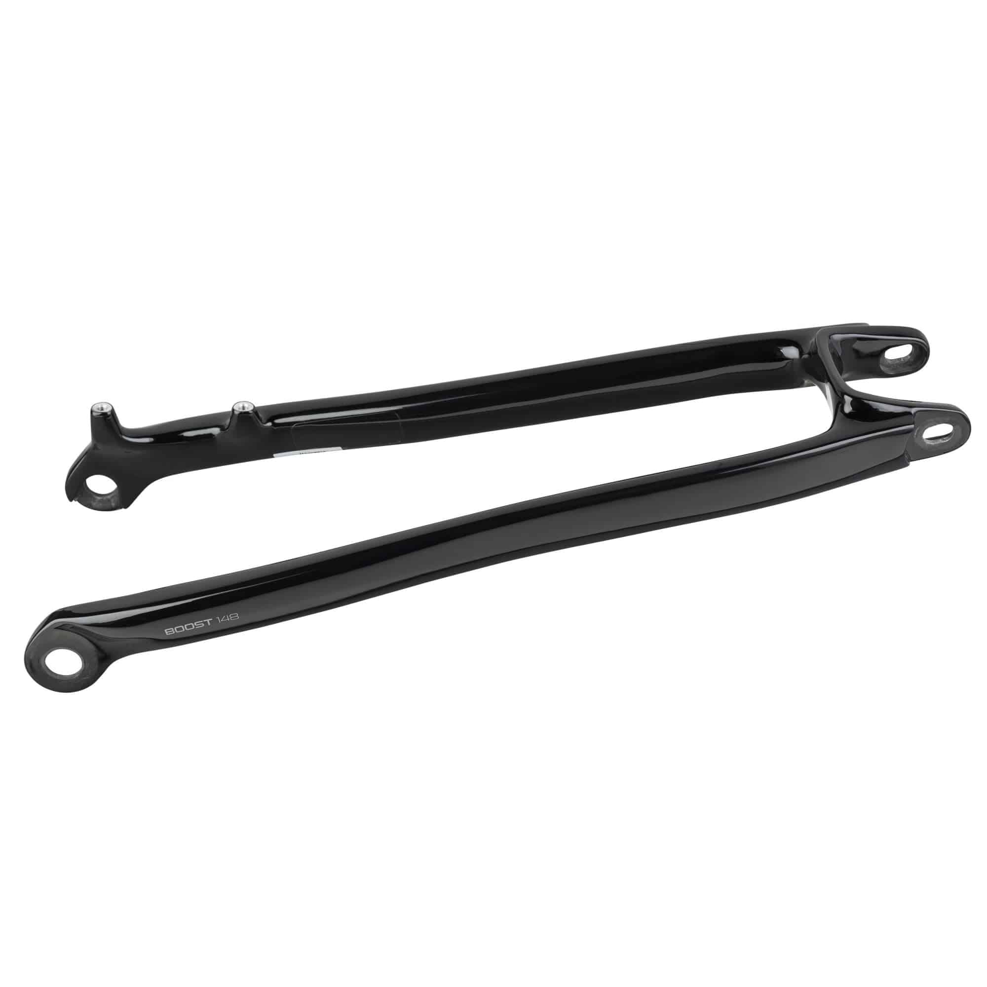 Trek Slash 29 Carbon seatstay component for mountain bike frame maintenance, shown in black with mounting points and hardware.