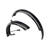 Trek Fetch+ 2 mudguard set with front and rear splash guards for bikes, providing durable protection against mud and water.