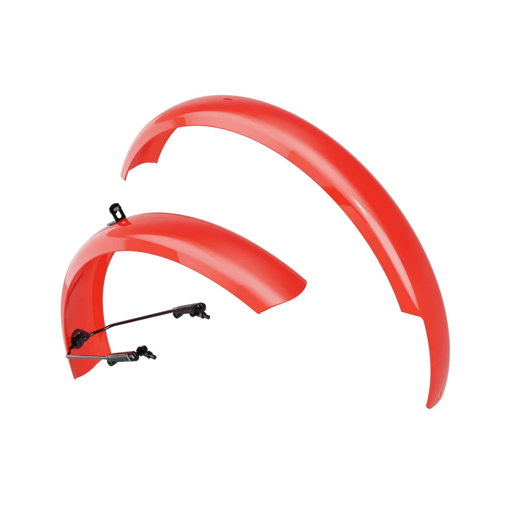 Trek Fetch+ 2 mudguard set for bikes, front and rear splash guards, durable bike accessories for splash protection.