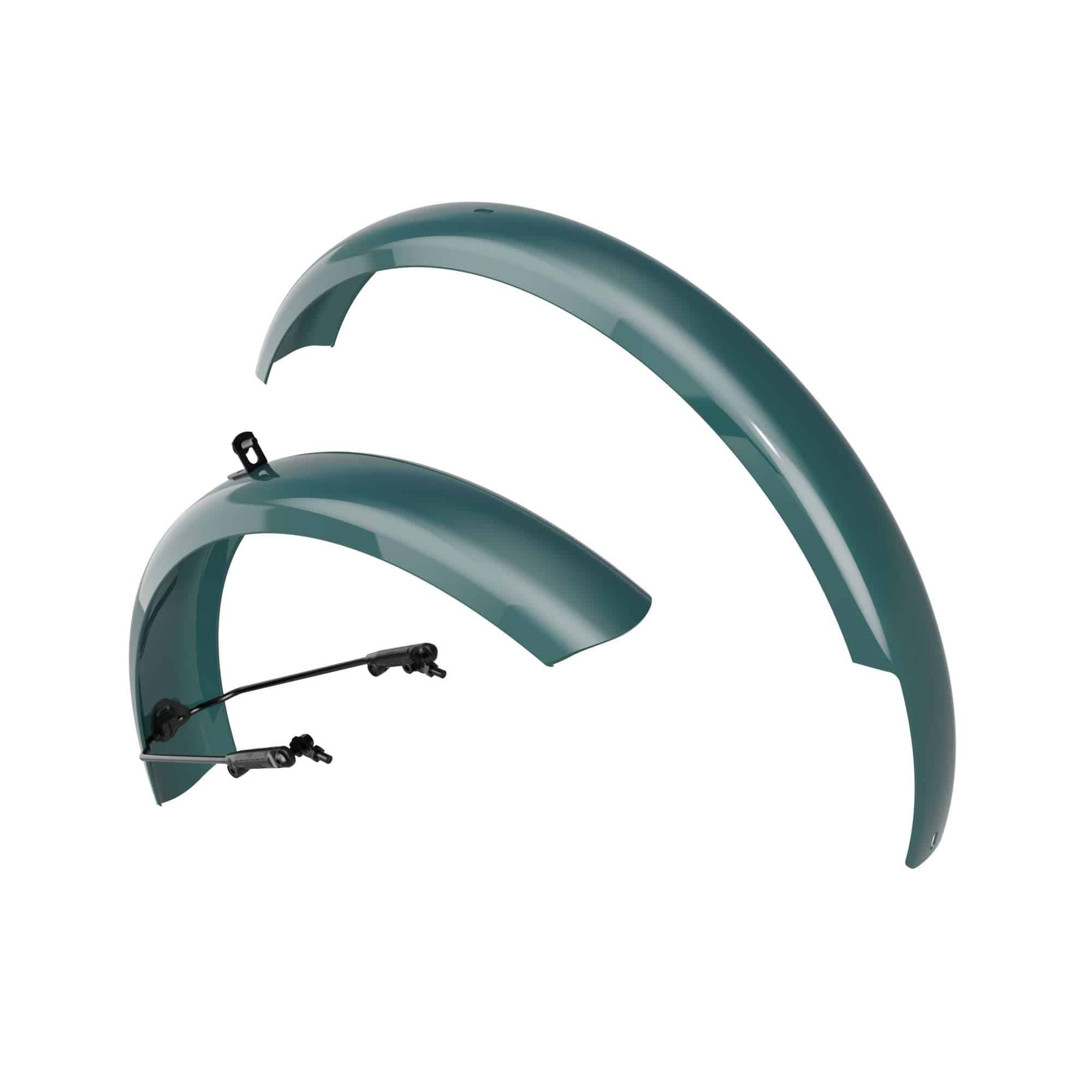 Trek Fetch+ 2 mudguard set for bikes, front and rear splash guards, durable bike accessories for mud and splash protection.