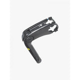 Bontrager adjustable Blendr 220mm bike handlebar quill stem for bike control, shown with mounting hardware and branding.