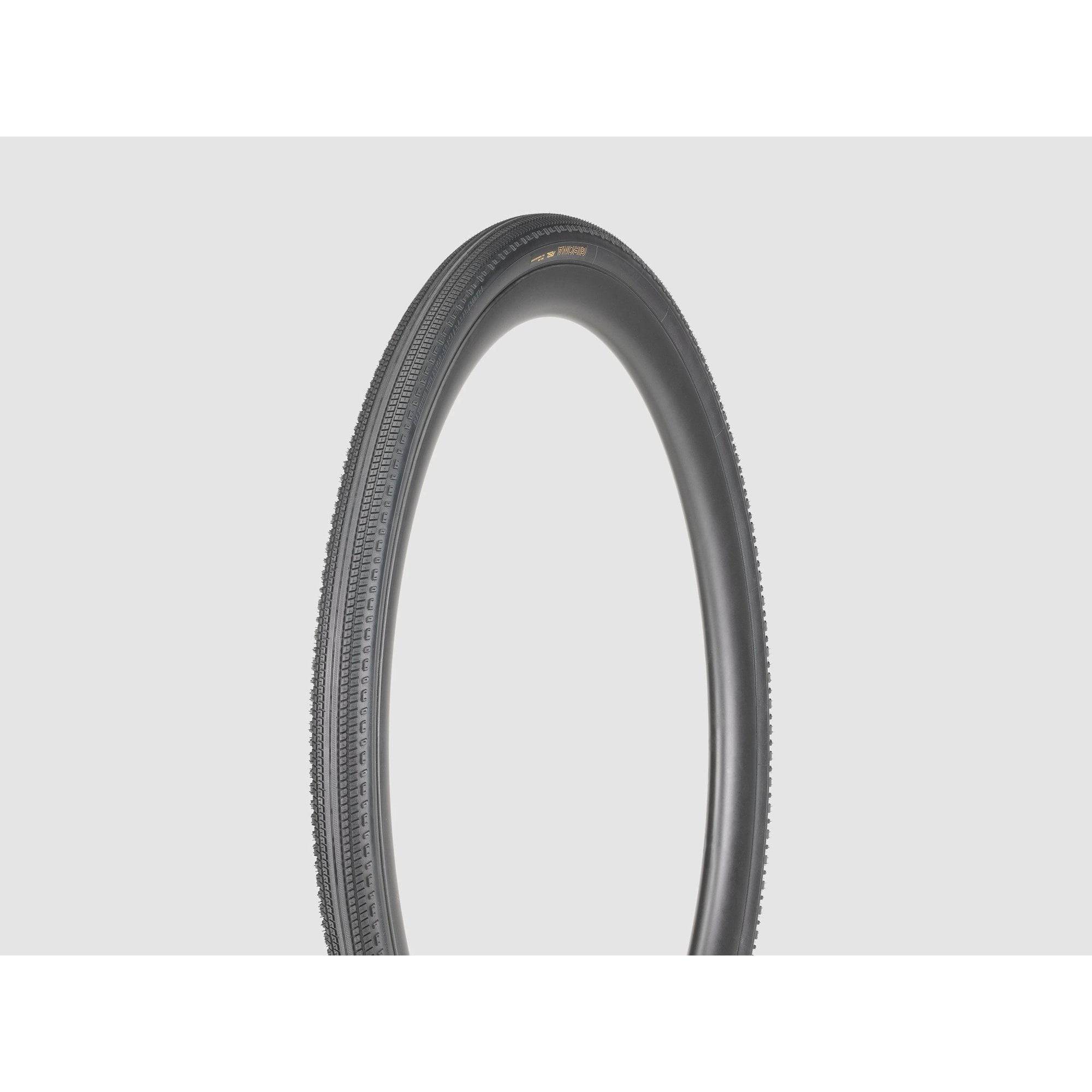 Bontrager Girona RSL GR TLR tubeless-ready gravel tyre with durable rubber and high-performance tread for off-road cycling.