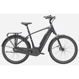 Trek District+ 3 2025 electric hybrid bike for urban commuting and leisure rides, with sleek frame and modern design.
