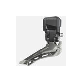 Shimano GRX FD-RX825 Di2 12-speed double front derailleur braze-on gravel bike component showing the mech and mounting plate