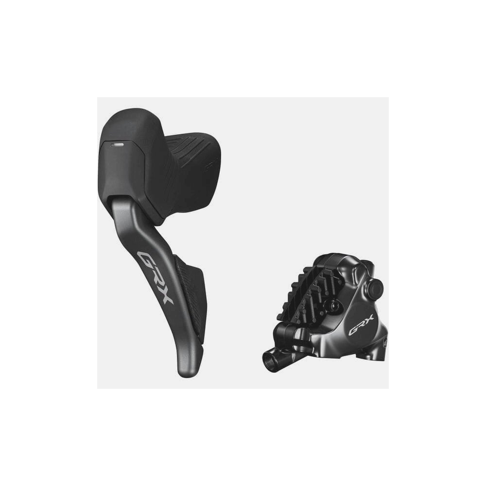 Shimano GRX ST-RX825 Di2 2-Speed Left STI shifter with BR-RX820 hydraulic brake caliper for gravel bike components