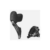 Shimano GRX ST-RX825 Di2 2-Speed Left STI shifter with BR-RX820 hydraulic brake caliper for gravel bike components