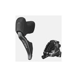 Shimano GRX ST-RX825 Di2 2-Speed Left STI shifter with BR-RX820 hydraulic brake caliper for gravel bike components