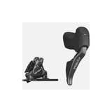 Shimano GRX ST-RX825 Di2 12-speed right STI lever and BR-RX820 front caliper for gravel bike components.