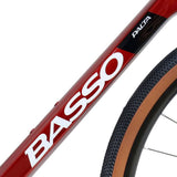 Basso Palta GRX 1x12 gravel bike with Shimano GRX 12-speed drivetrain and Mavic wheels, shown on a scenic trail.