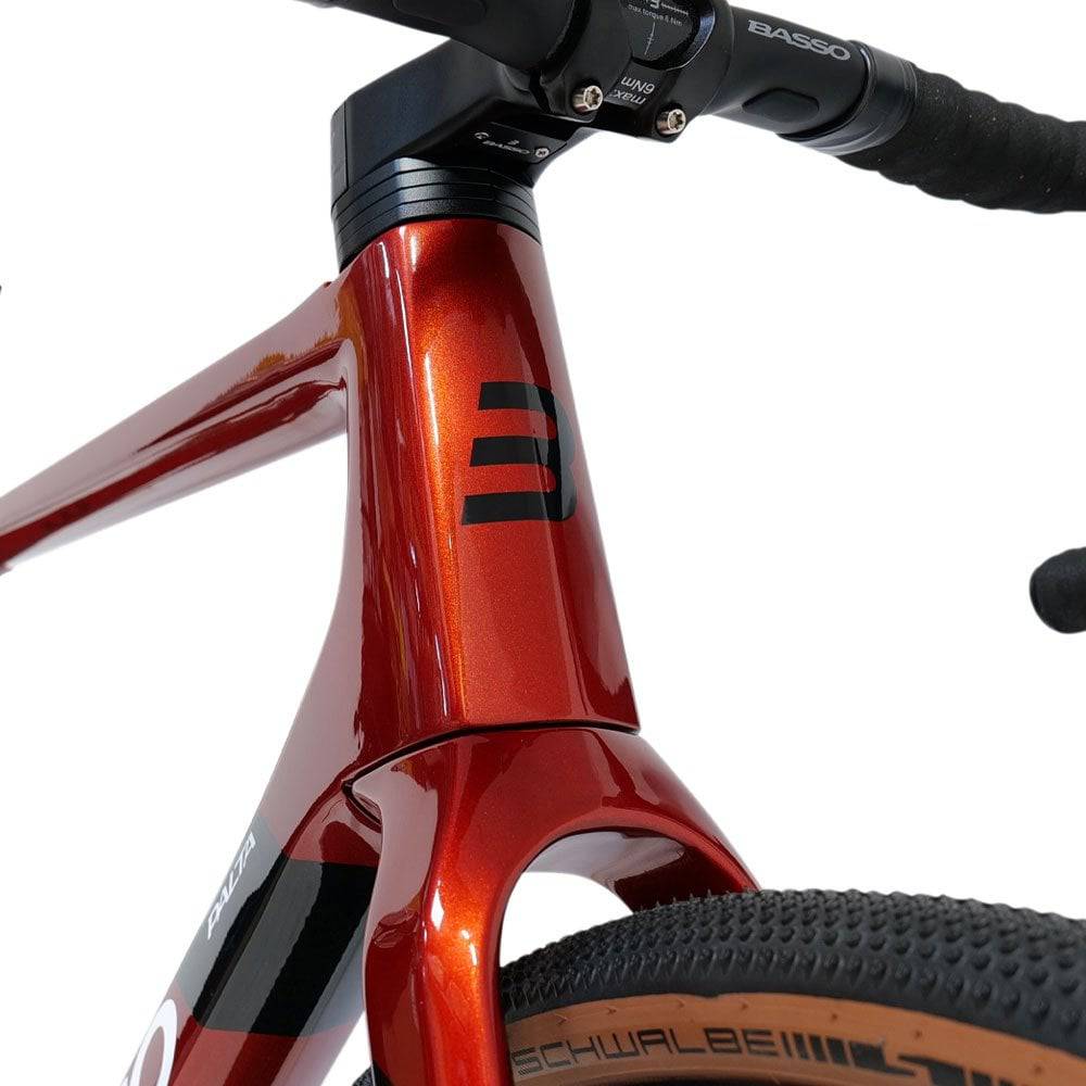Basso Palta GRX 1x12 gravel bike with Shimano GRX 12-speed drivetrain and Mavic wheels, ready for all-road cycling.