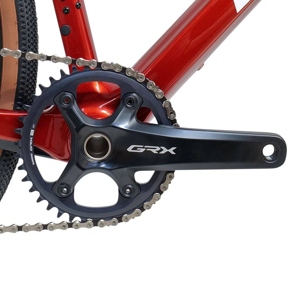 Basso Palta GRX 1x12 AllRoad gravel bike with Shimano GRX 12-speed drivetrain and Mavic wheels, shown from side angle.